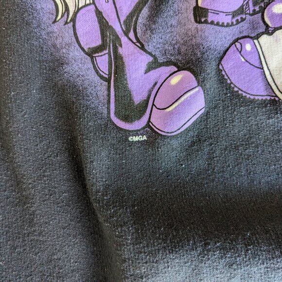 Bratz Dolls Y2K Black Crewneck Pullover Oversized Graphic Sweatshirt - Picture 5 of 11